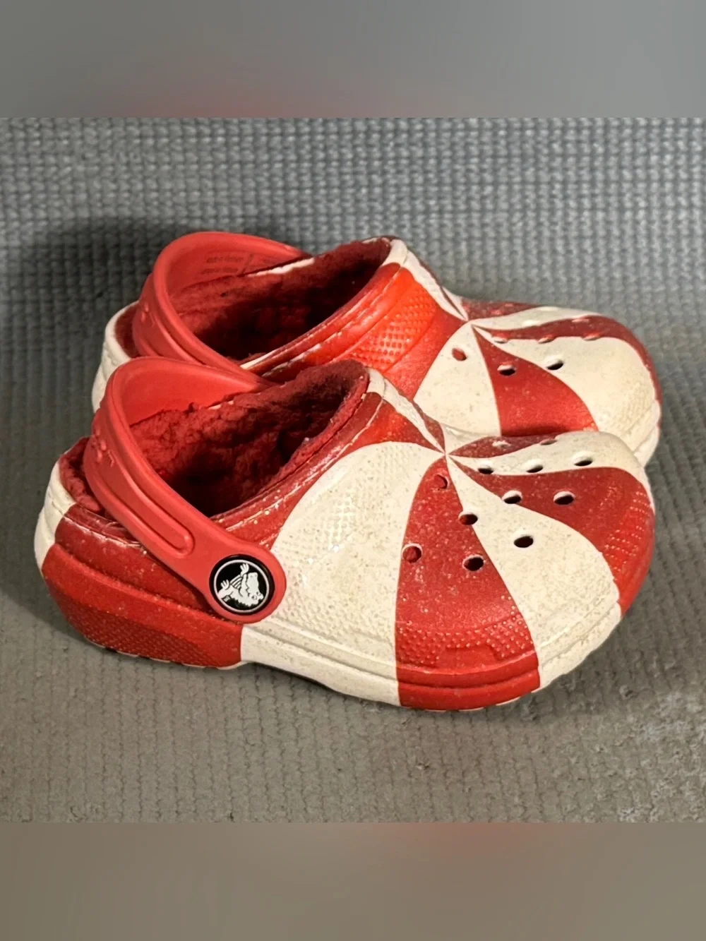 Crocs Classic Holiday Lined Clogs Toddler Size 6C